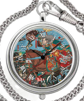 アートウォッチコレクション懐中時計|歌川国芳　水瓶砕名誉顕図 シルバータイプ：D-26