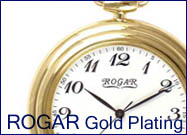 ロガール/rogar_Gold Plating 金厚メッキ懐中時計