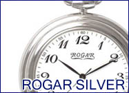 ROGAR Silver/シルバー925 ロガール 銀無垢懐中時計