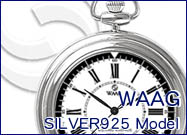 WAAG　Silver/シルバー925 ワーグ銀無垢懐中時計